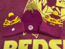 WASHINGTON REDSKINS VINTAGE RARE LOT OF 3 SKI HATS BEANIES THROWBACKS 