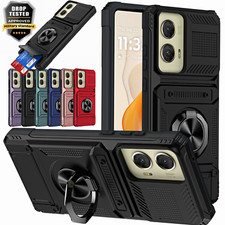 For Motorola Moto G Play 4G 2024/G Stylus/G 5G 2024 Wallet Case Screen Protector