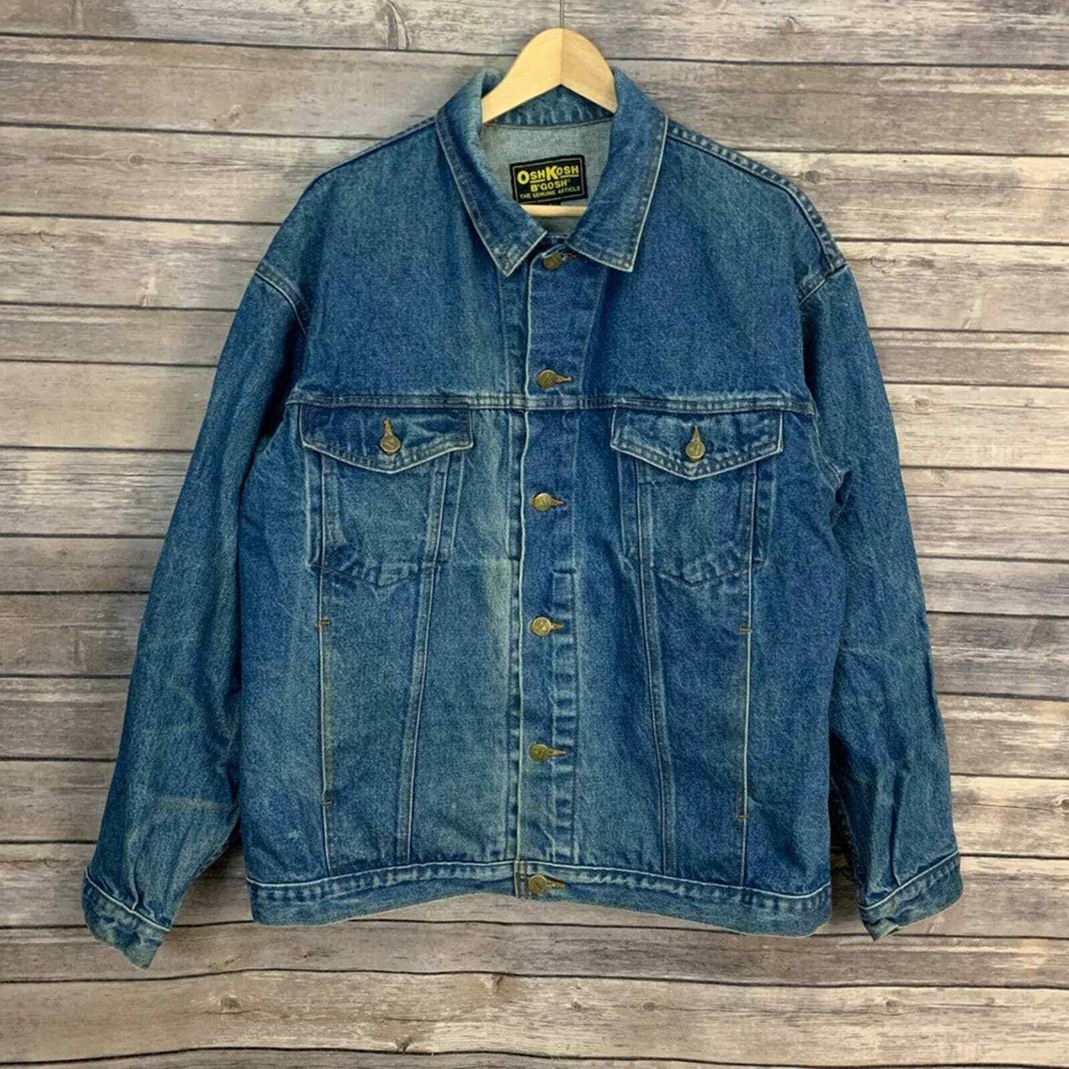 Vintage OshKosh Denim Jacket (Size: L) | eBay