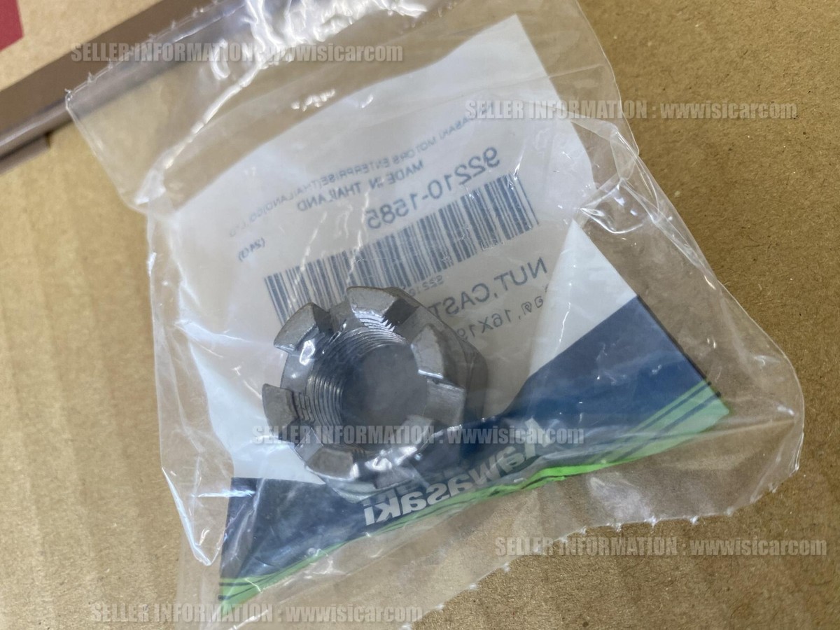 KAWASAKI NINJA 400 500 22-24 ZX-4R 24 NUT CASTLE 16X19 92210