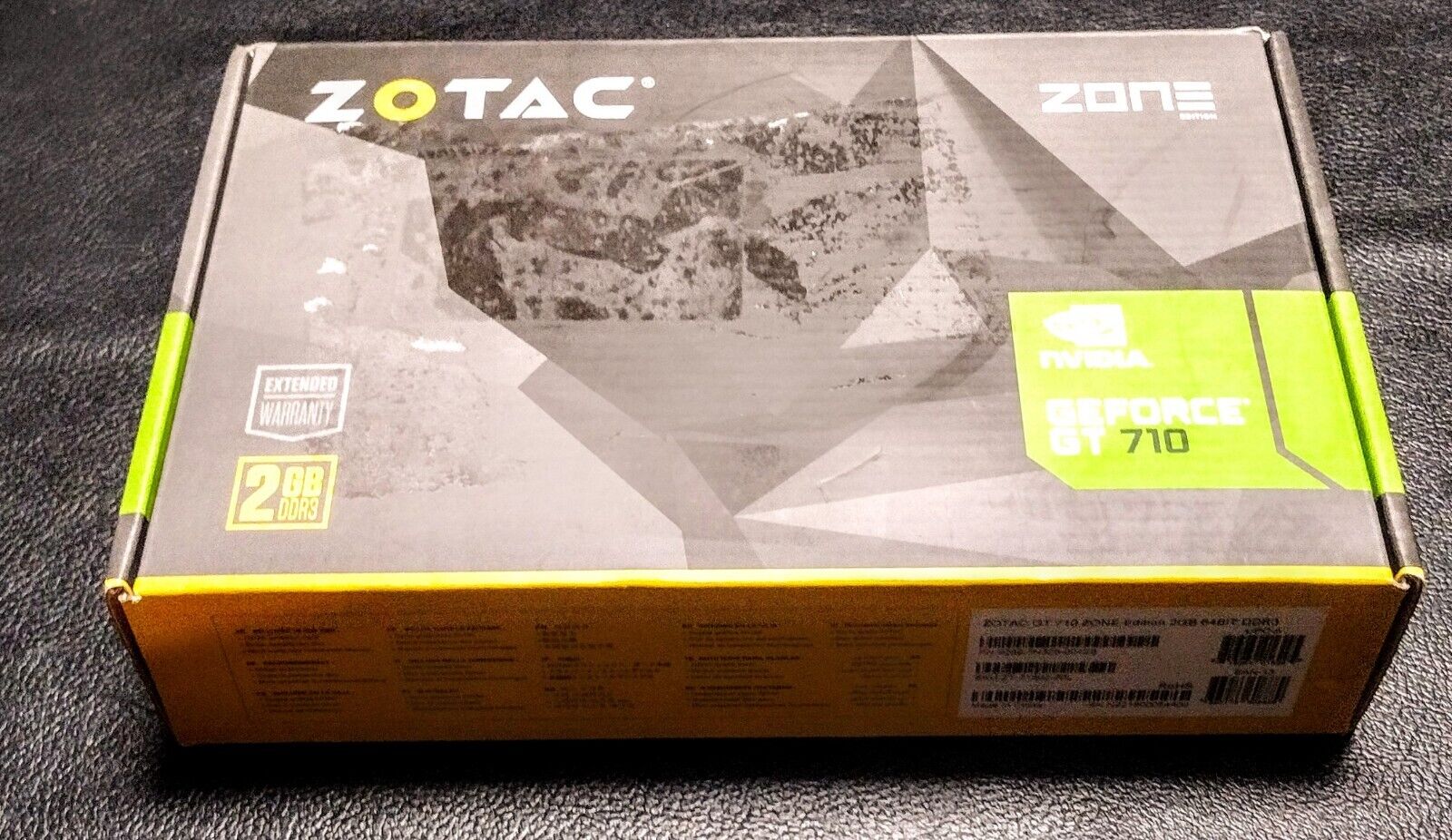  ZOTAC GeForce GT 710 1GB DDR3 PCI-E2.0 DL-DVI VGA HDMI