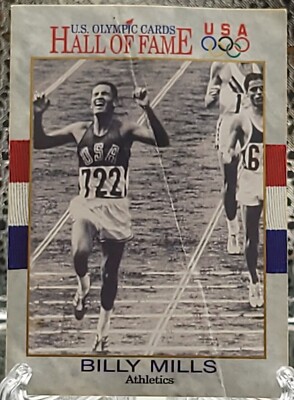 Billy Mills 1991 Impel US Olympic Card HOF #24