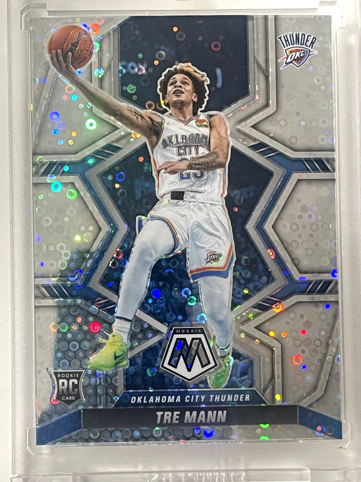 2021-22 Panini Mosaic Rookies Silver Fast Break Prizm Tre Mann #212 Rookie RC