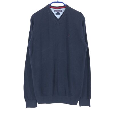 TOMMY HILFIGER Herren V-Ausschnitt Pullover Größe M _2