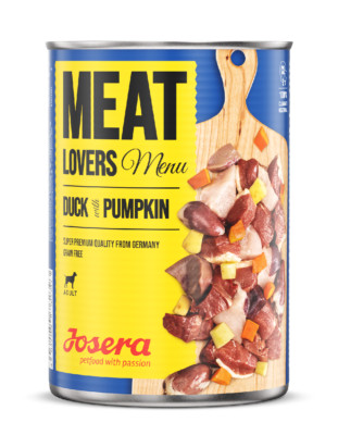JOSERA Meat Lovers Menu Duck with Pumpkin (6 x 400g) | mit hohem Fleischanteil