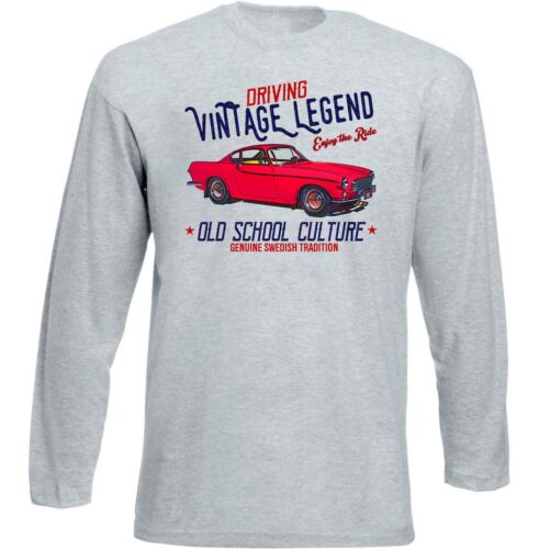 VINTAGE SWEDISH CAR VOLVO P1800 - NEW COTTON T-SHIRT - Picture 1 of 1