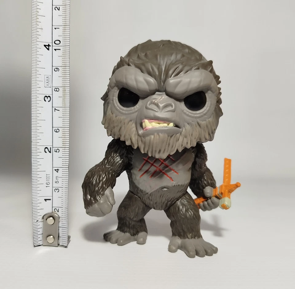 Funko 2021 Pop! PELÍCULAS #1022 FIGURA DE 4" GODZILLA VS KONG BATTLE SCARRED KONG Foto 2 de 4
