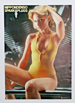 Vintage Miss ND Sparkplug Posters Nippondenso