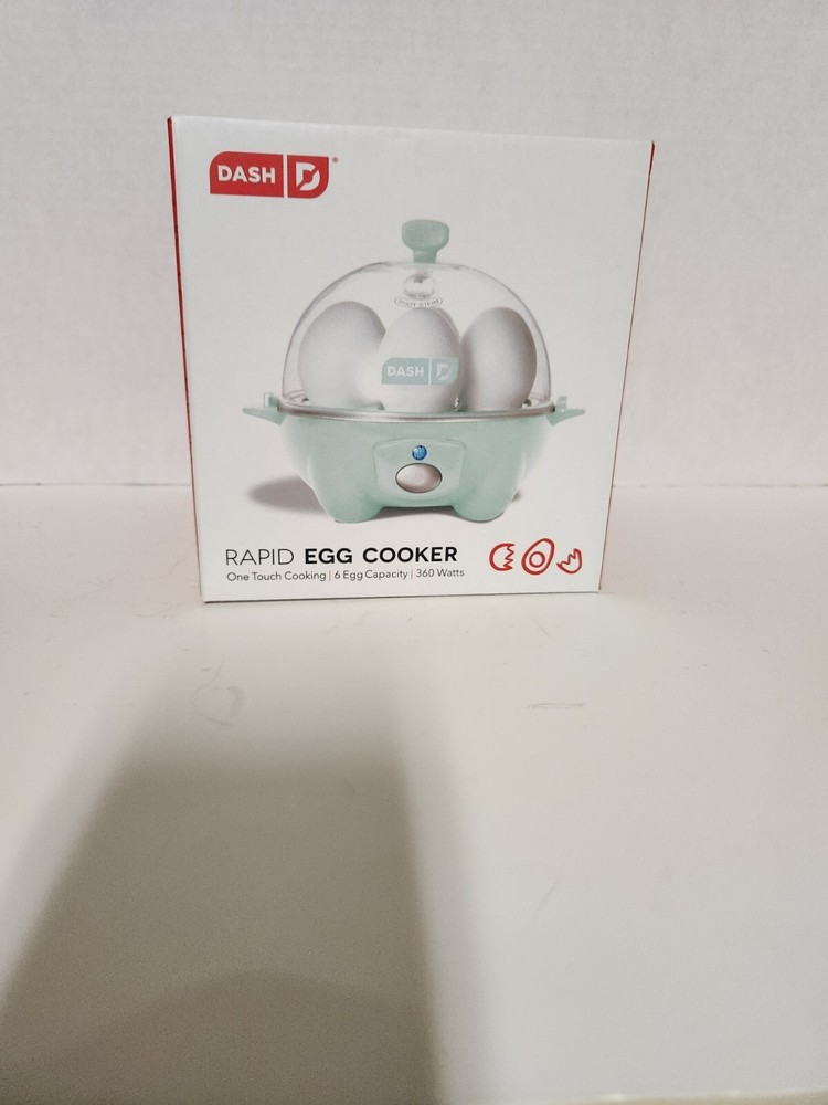 NEW DASH Rapid Electric Egg Cooker with 6-Egg Capacity in Green NEW DASH Rapid Electric Egg Cooker with 6-Egg Capacity in Green