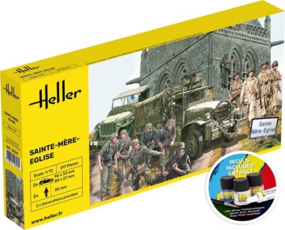 Heller 52327 - 1/72 STARTER KIT Sainte-Mère-Eglise - Neu