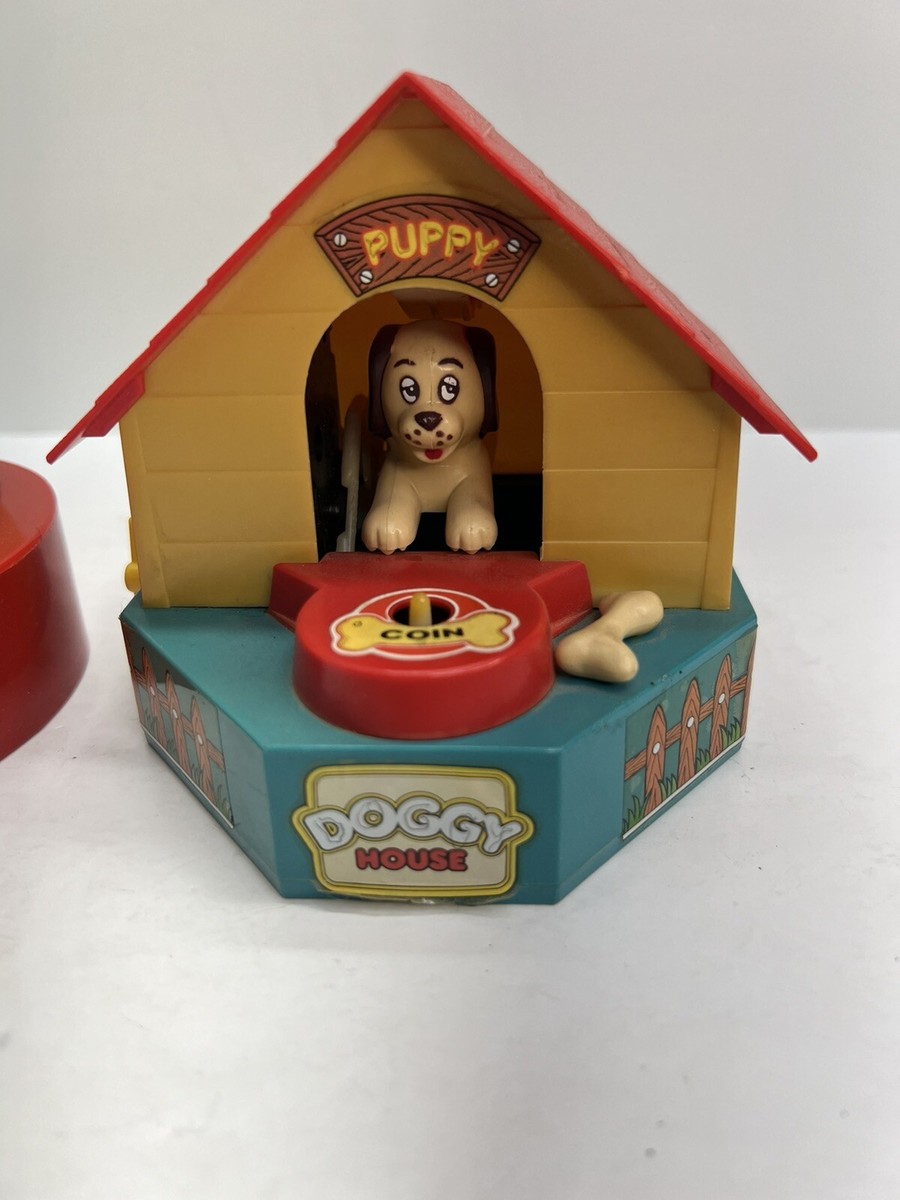 Vintage Working Everlast Mechanical Dog House & Monkey Vintage Working Everlast Mechanical Dog House & Monkey