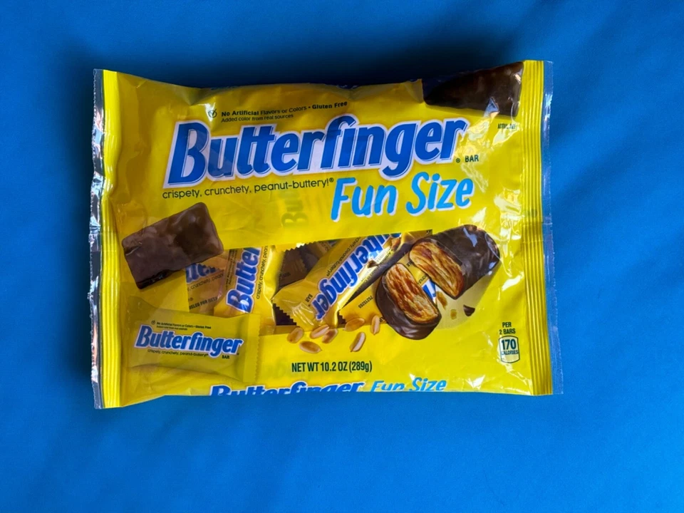 Seis BOLSAS de barras de caramelo Butterfinger (10,2 oz cada bolsa) Totalmente Nuevas Foto 2 de 4