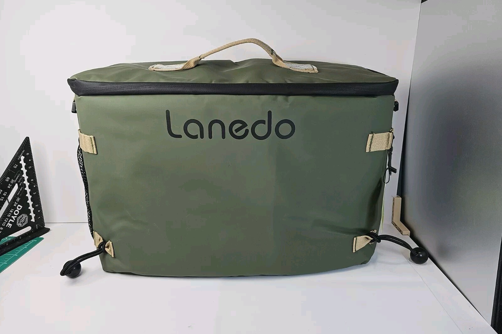 New Lanedo 34 Can Multi-Functional Collapsible Soft-Sided Cooler Bag Dark Green