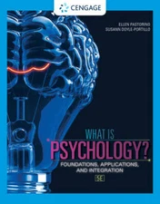 What is Psychology: Foundations, Applications, and Integration (MindTap  - GOOD