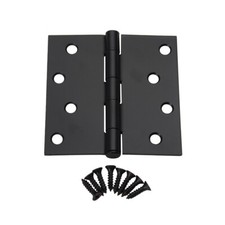 Lot of 100 4" Door Hinge Square Edge Corner ORB Oil Rubbed Bronze 61971