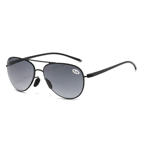 Bifocal Mens Women Magnifying Eyeglasses Sunglasses Tinted Large Reading Glasses - Picture 3 of 17