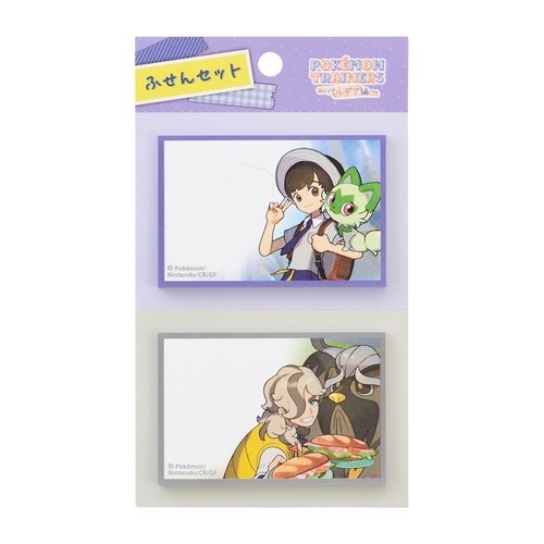 Pokemon Center Original Paldea Pokemon Trainer Sticky note Florian Arven