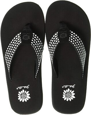 yellow box flip flops size 5