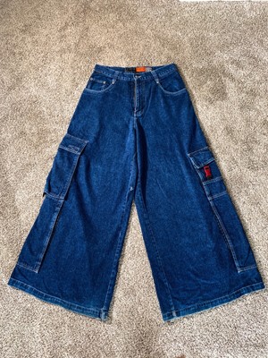 KIKWEAR K-NET Vintage Rare 90s JNCO Style Skate Rave Goth Wide Leg