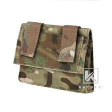 KRYDEX Counterweight Pouch NVG Battery Carrier Pack for Tactical Helmet MC Camo