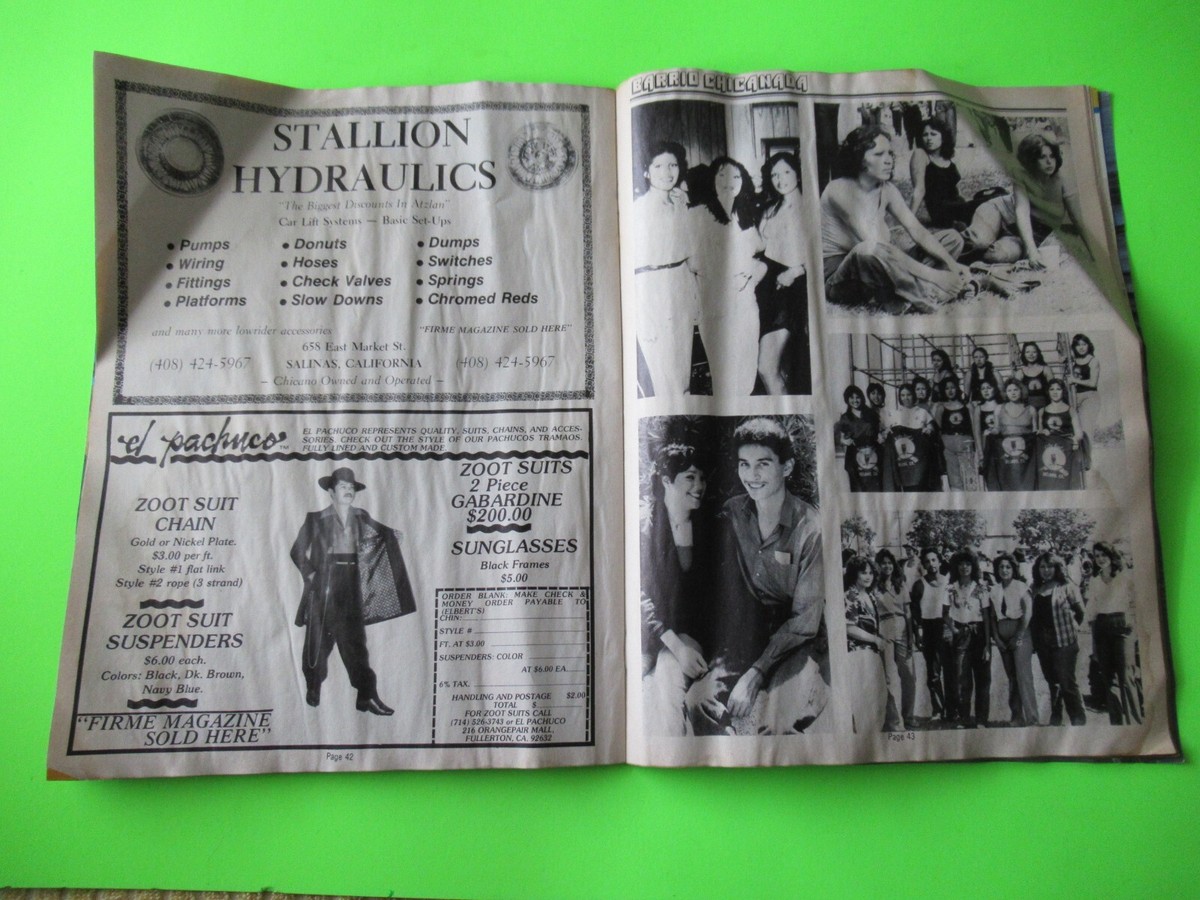 VINTAGE FIRME ( ISSUE #1 ) #VOL 1 # 1 MAGAZINE CHICANO LIFE