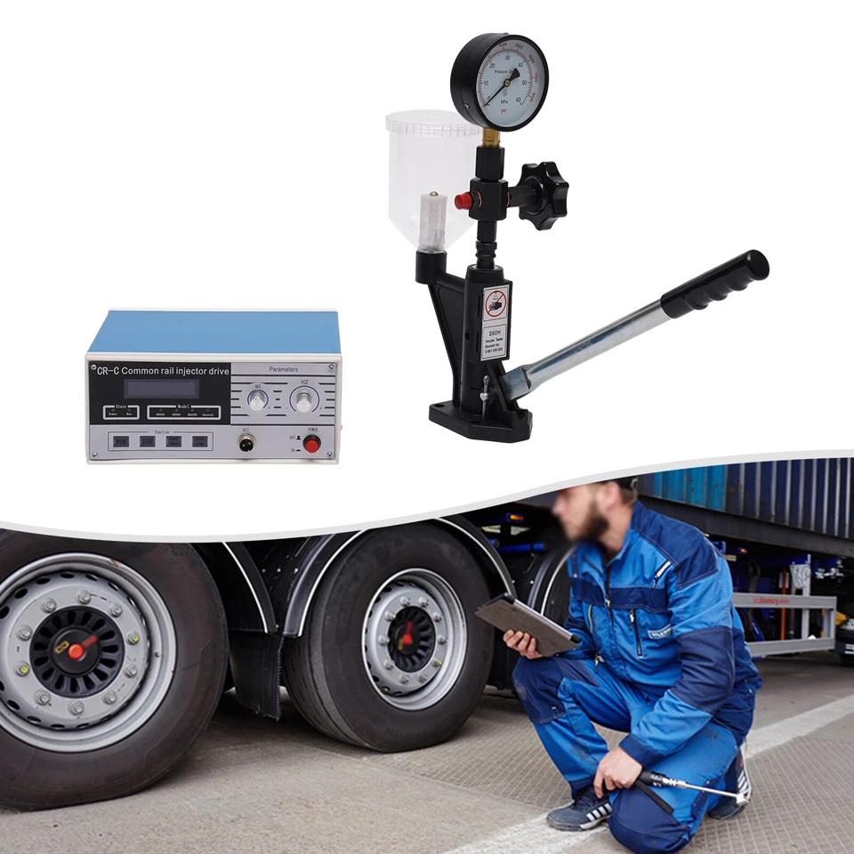 CR-C Common Rail Injector Tester S60H Diesel Injector Nozzle Pop Pressure Tester - Image 2 of 4