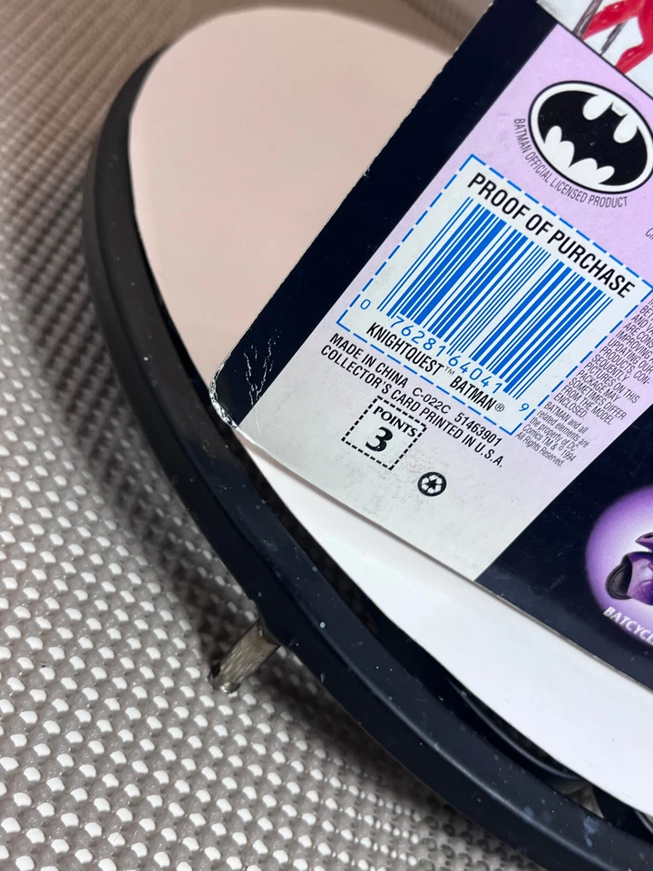 FIGURA DE 5 PULGADAS LEGENDS OF BATMAN KNIGHTQUEST BATMAN -SIN ABRIR EN CAJA - 1994 Foto 4 de 4