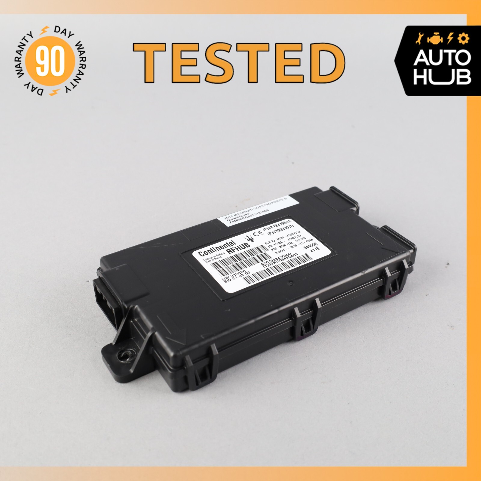 14-17 Maserati Quattroporte M156 S Keyless Entry RF Hub Control Module ECU OEM