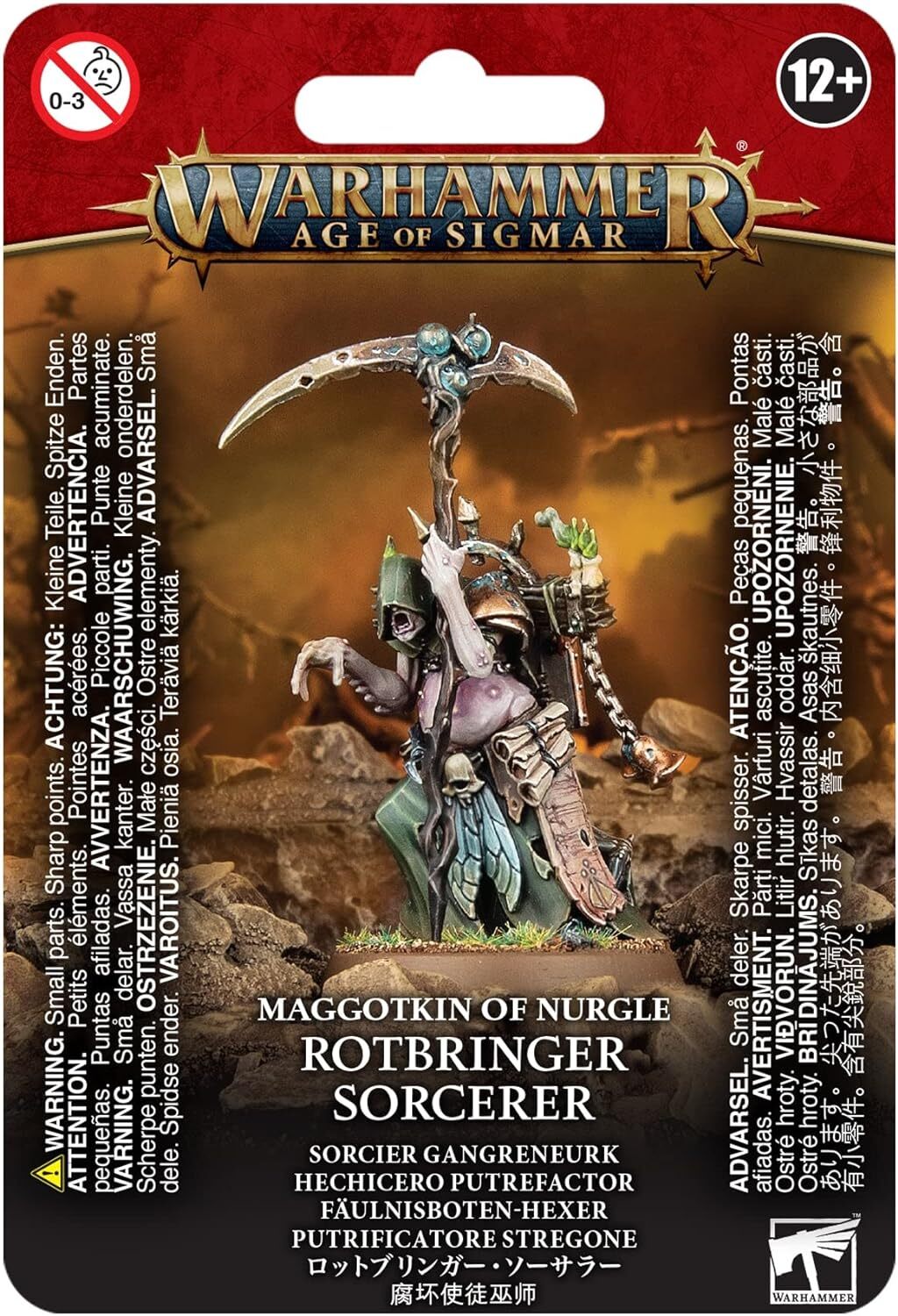 Вархаммер Эра Зигмара Магготкина колдун Нургла Губителя GWS 83-61 6290₽