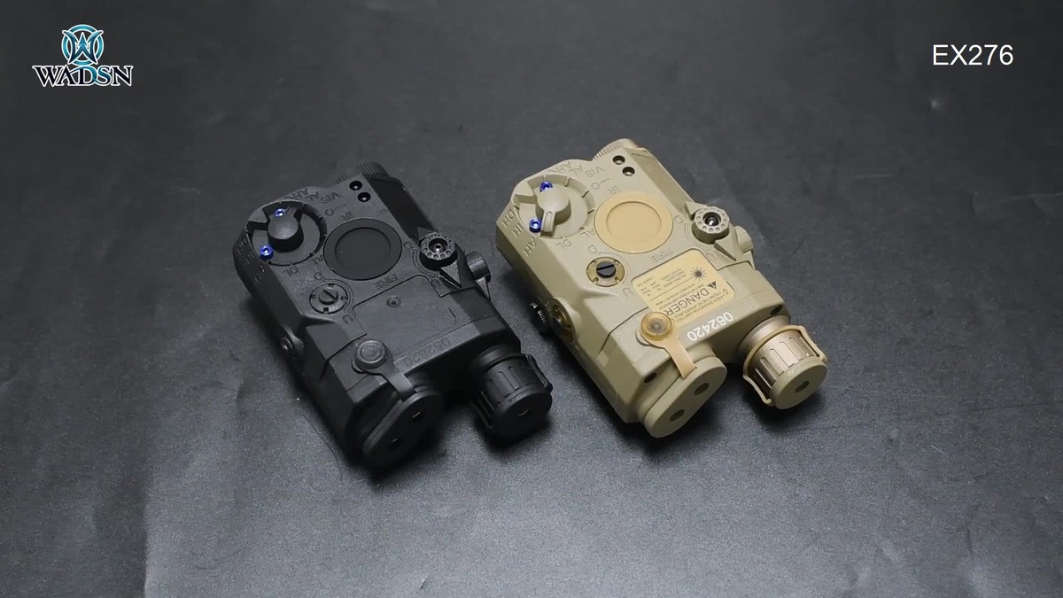 WADSN Tactical PEQ 15 LA 5 Red/IR Laser with LED Light Hunting
