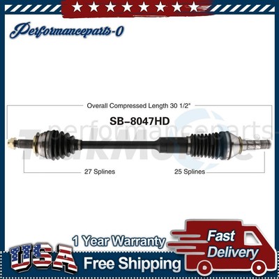 TrakMotive Front Left CV Axle Shaft fits 2008-2011 Subaru Impreza