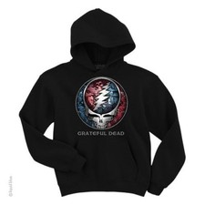 GRATEFUL DEAD-BERTHA SYF-PULLOVER HOODIE-BOLT M-L-XL-XXL Garcia,Lesh,Wier,Hart
