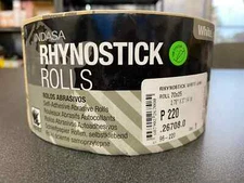 INDASA Rhynostick White Line P 220 Grit Heavy Duty Sanding 1 Roll