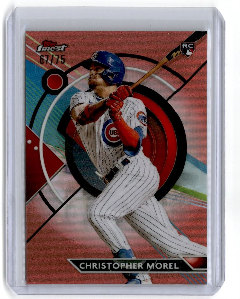 2023 Finest Rose Gold Refractor Christopher Morel Rookie 67/75 Chicago Cubs #46