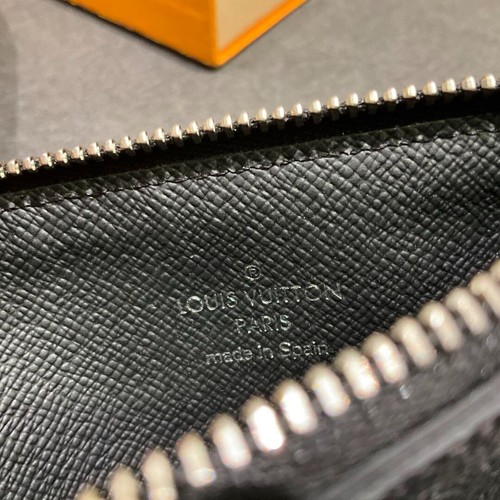 Louis Vuitton Damier Coin Card Holder Fragment Case Wallet Card Case RARE - Picture 5 of 5