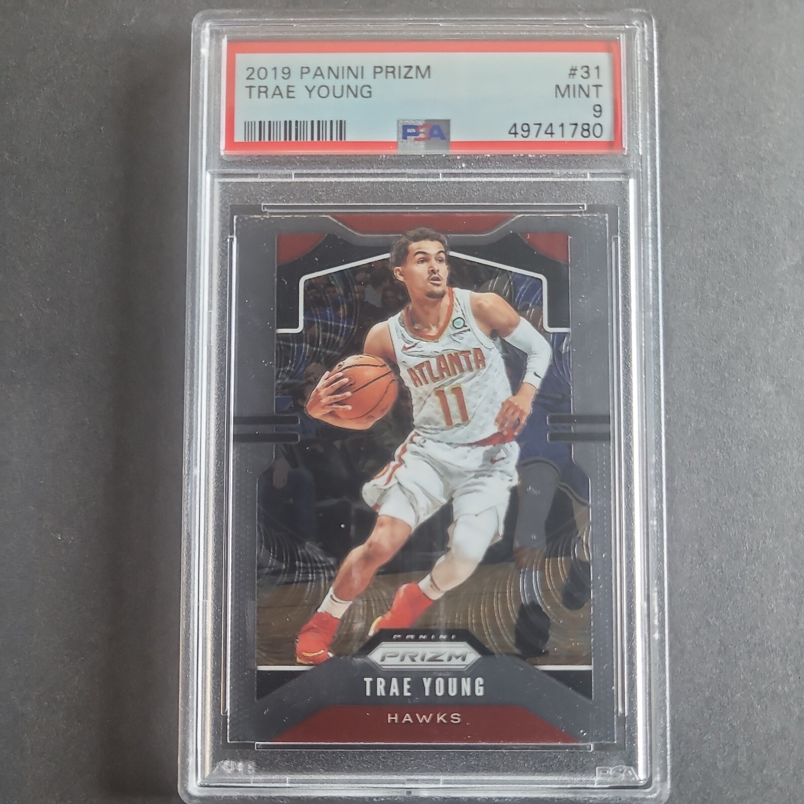 2019-20 Panini Prizm Trae Young PSA 9