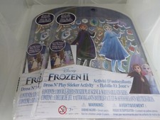 Frozen 2 Dress N Play Sticker Activity Toy 2 PACKS 