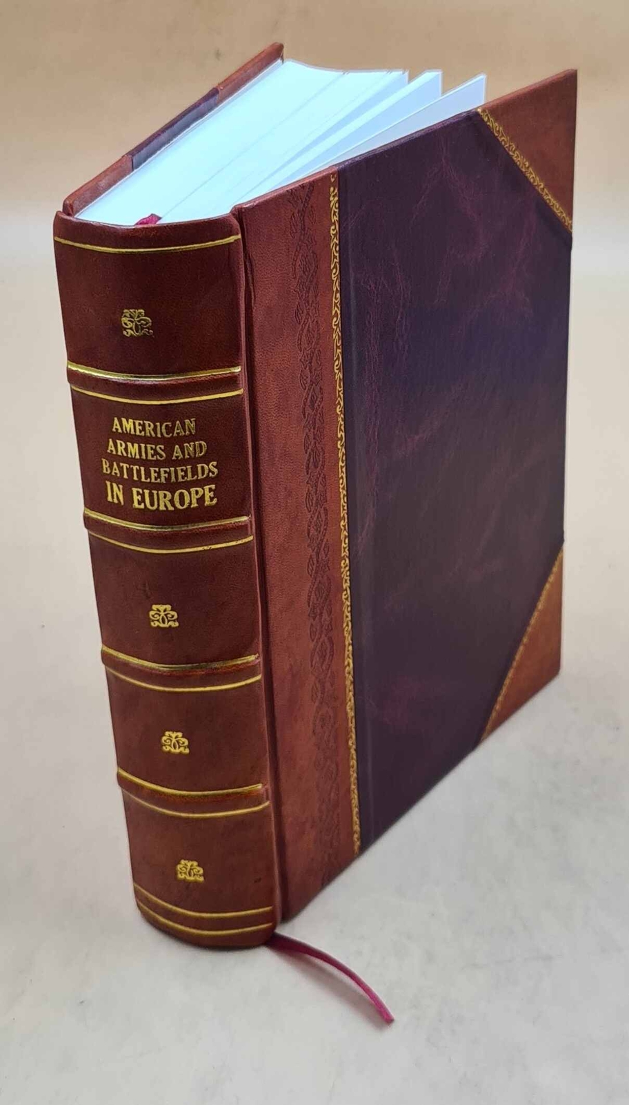 US Army Battlefields in Europe - History & Travel Guide [Leather Bound]