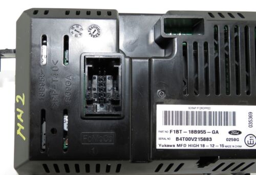 F1BT18B955GA Ford Fiesta Kuga Genuine MFD HIGH Infotainment Display Screen Unit - Picture 7 of 8