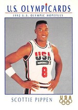 1992 Impel U.S. Olympic Hopefuls #15 Scottie Pippen - Team USA - HOF  bb32