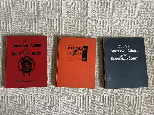 Stamp Albums - The American Album for US Stamps (2) , Airmail Stamp Album