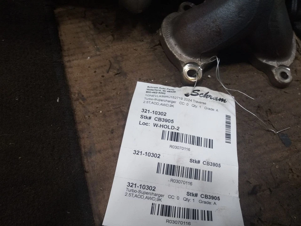 2024 雪佛兰 Traverse 涡轮/超级充电器 3070116 — 第 4/4 张图片