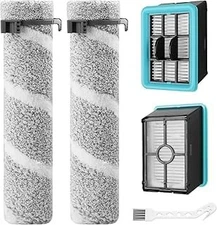 4111A 4109 Brush Roll Filter Replacement Kit for Bissell CrossWave Edge Cordl...