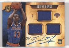 2015 Panini Gold Standard Rookie Jersey Triple 27/99 Jerian Grant #295 Auto 00et
