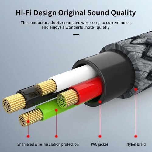 USB To 3.5mm Mic/Headphone Jack Stereo Headset Audio Adapter Card Sound New Y4O5 - Picture 10 of 15