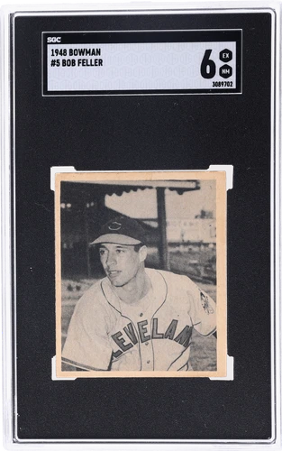 1948 Bowman Bob Feller #5 SGC 6