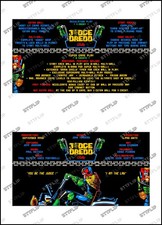 Bally Judge Dredd 1993 Cartes Instructions Flipper Custom Pinball V1