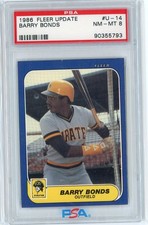 Barry Bonds Rookie Cards and Autograph Memorabilia Guide 28