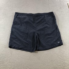 LL Bean Swim Trunks Mens XL Navy Blue Quick Dry Mesh Lined Drawstring Shorts