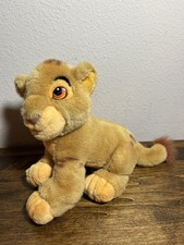Disney Store The Lion King Baby Simba 8" Plush Stuffed Animal Toy Vintage 90s